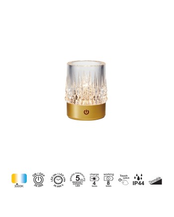LAX * SOBREMESA 1W  3000K ORO